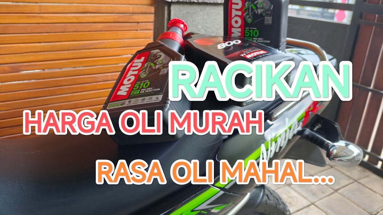 Oli samping untuk Ninja 2 tak,Auto Enteng.. #2tak #ninjass #ninjar #motul #kawasakininja #fypシ゚viral