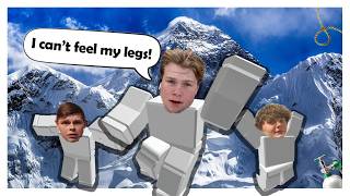 We STUMBLED up Mount Everest in Roblox...