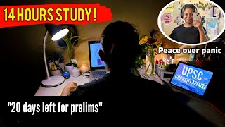 4:00 AM to 11:30 PM study vlog | Last 20 Days UPSC Prelims Strategy 2026 | Realistic Study Routine 