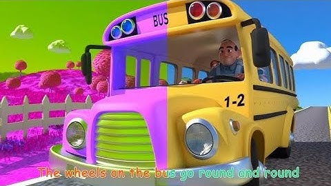 🎶[2 MINUTE LOOP] 🚍 Wheels on the Bus Song | Sound Variations | Kids Nursery Rhymes @VariationsRemix