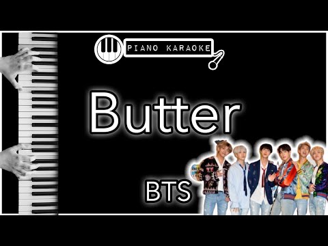 Butter - BTS - Piano Karaoke Instrumental