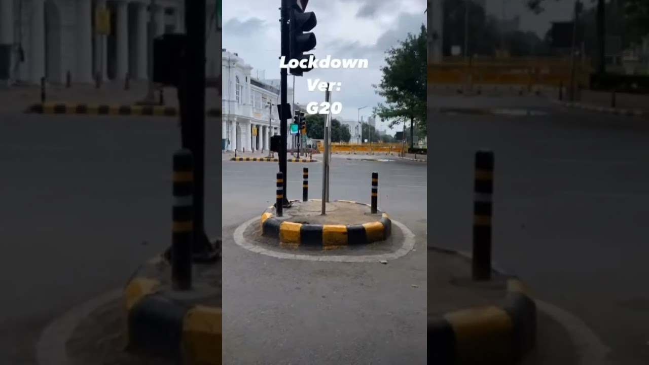 Roads condition in G20 in India | Lockdown version G20 | Rajiv chowk, Delhi condition | G20 Bharat