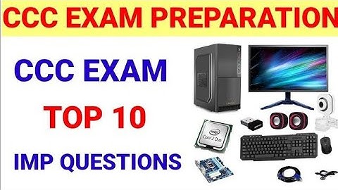 CCC EXAM PREPARATION #onlinestudyjunction #ccc_exam_question #cccwifistudy
