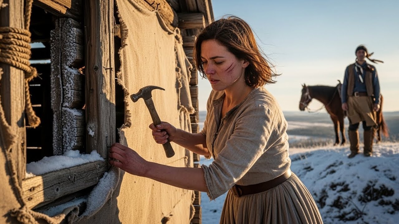 Έχτιζε την καλύβα της μόνη κορμό-κορμό… μέχρι που ένας σιωπηλός Απάχης είπε: «Θες συνεργάτη;»