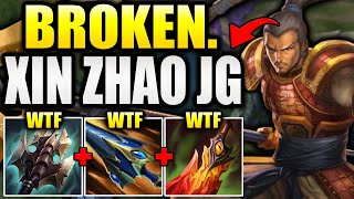 Download Lagu IF YOU STOP BUILDING XIN ZHAO JUNGLE WRONG, THIS CHAMP IS SUPER BROKEN! MP3