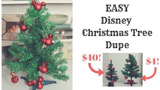 MINI DISNEY CHRISTMAS TREE DUPE | AMAZING DIY // WDWGIRL