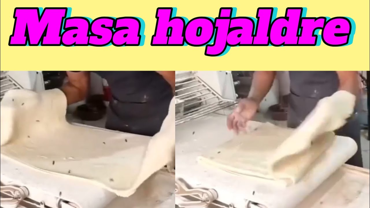 MASA HOJALDRE . PALMERAS  . PASABOCAS MARIPOSAS PASTEL GLORIA. MASA LAMINADA