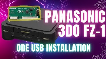 Panasonic 3DO FZ-1 NEW ODE Installation!!! (Optical Drive Emulator).