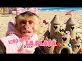 LA MONITA HACE ASMR EN LA PLAYA #kiboasmr