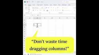 Excel AutoFit Columns Automatically – Quick Trick #excel #computereducation #autofilling #exceltips