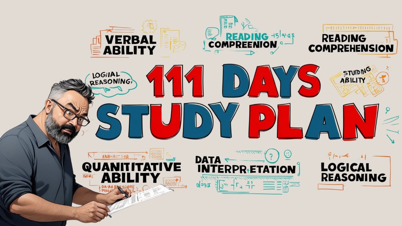 CAT 2024 | 111-day study plan - YouTube