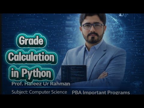 Python Grade Calculator Program | Calculate A+, A, B, C, D Grade | Python for Beginners