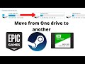 How to Move Games or Software from HDD to SSD | SSD to HDD | One Drive to Another