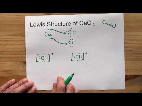 CaCl2 (ಕ್ಯಾಲ್ಸಿಯಂ ಕ್ಲೋರೈಡ್) ನ ಲೆವಿಸ್ ರಚನೆಯನ್ನು ಬರೆಯಿರಿ