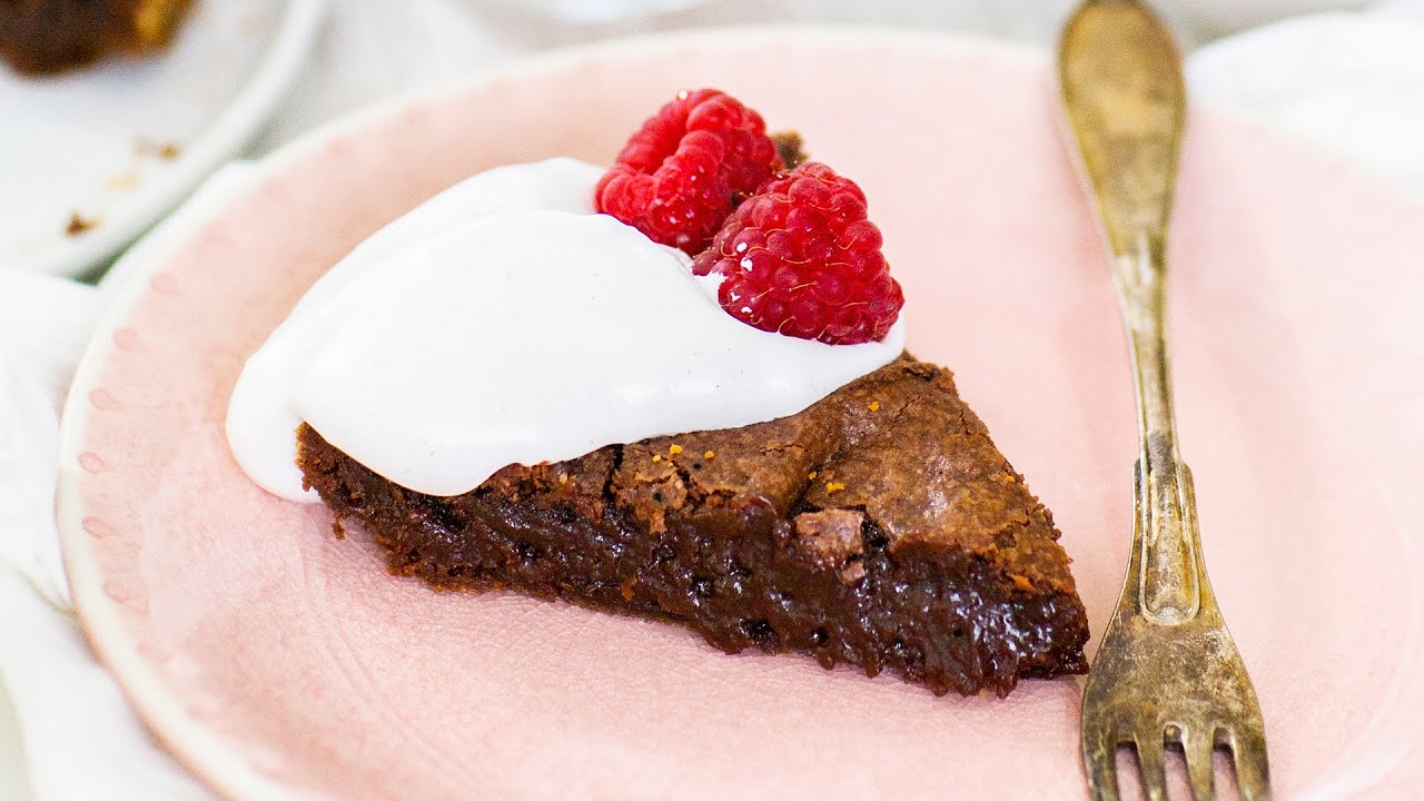 Världens godaste veganska kladdkaka!