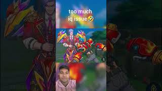 To much IQ issue 😞😕 #mobillegands #mlbb #shortsviral