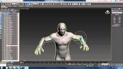 3DS Max - Biped Key Info & Mirror Weights