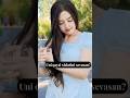 Sizchi? Sevgan insoningizni qaysi xislatini yaxshi ko’rasiz?❤️👇 #love #family #shorts #oila #rek