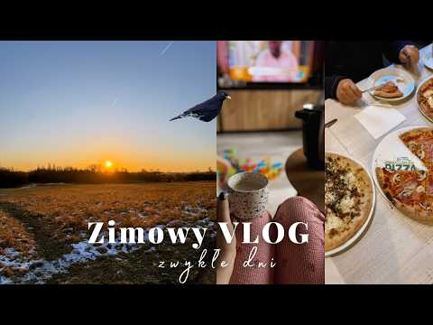 Zimowy vlog | haul, zachód słońca, loki bez ciepła i zwykłe dni