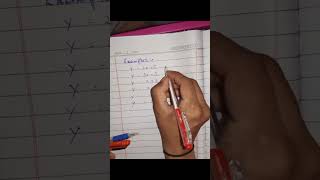 Linear function #typesoffunction #function #algebraintroduction #math #functionsandrelations #shorts