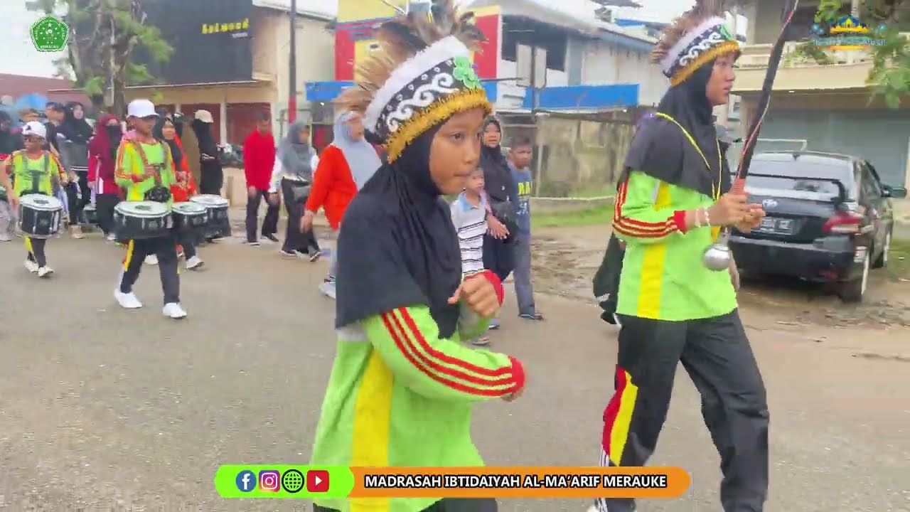 KIRAB 1 MUHARRAM 1447 HIJRIYAH MADRASAH IBTIDAIYAH AL-MA'ARIF MERAUKE (LATE POST)