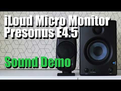 iLoud Micro Monitor vs Presonus Eris E4.5  ||  Sound Demo w/ Bass Test