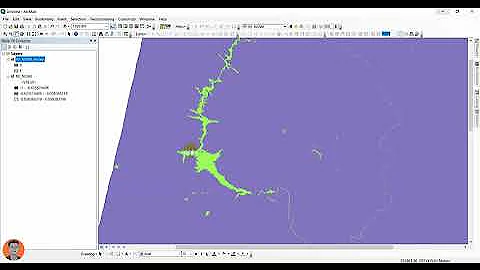 Red Edge - Normalized Difference Water Index (RE-NDWI) in ArcGIS