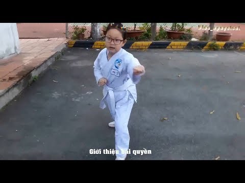 Video Học võ karate: Bài thi từ đai trắng lên đai vàng Karate - youtube