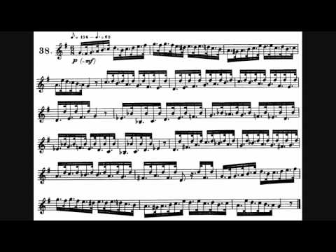 ARBANS SINGLE TONGUE EXERCISE #38