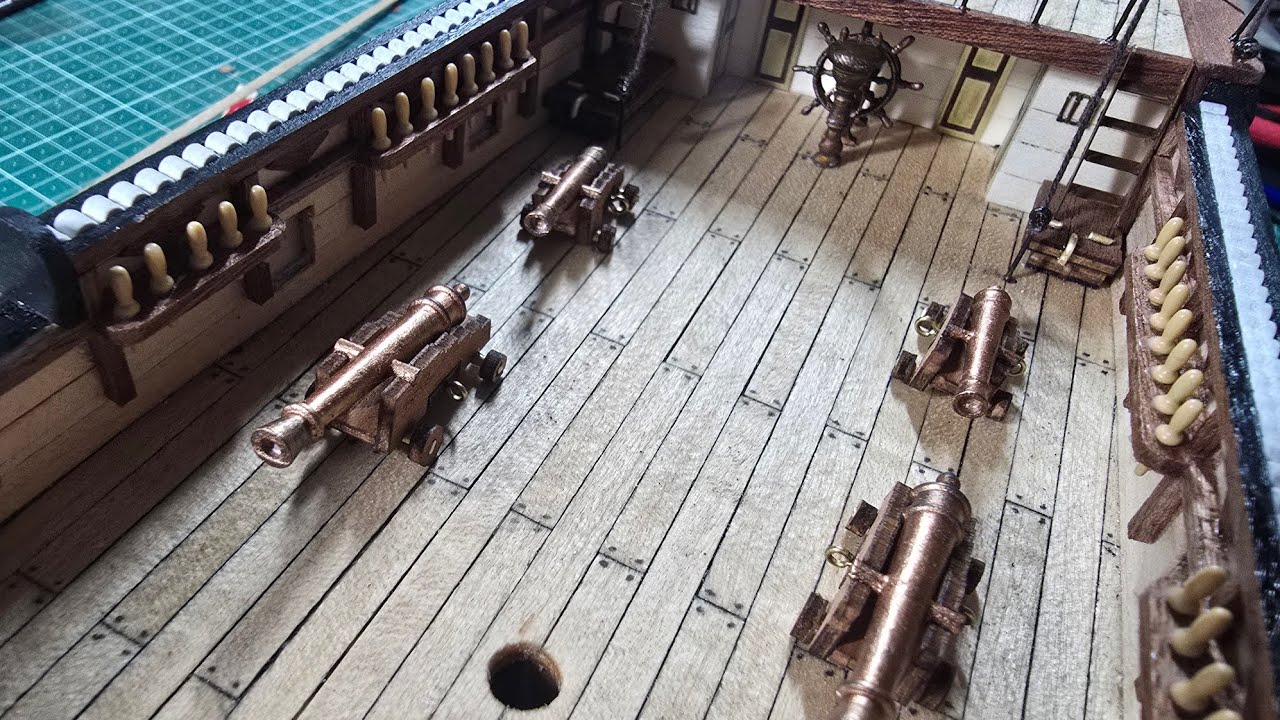 First work on the main deck of the Beagle