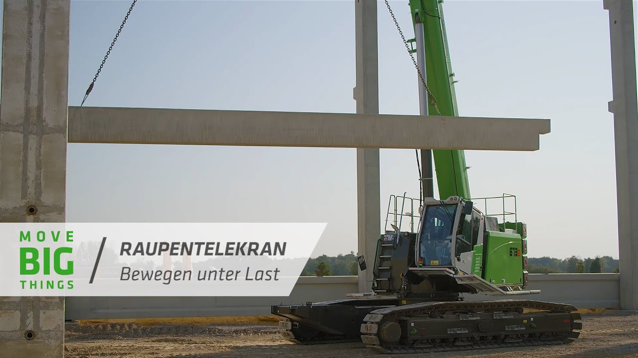 Raupentelekran - Bewegen unter Last