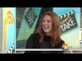 Celebrities politely laughing on The Today Show.