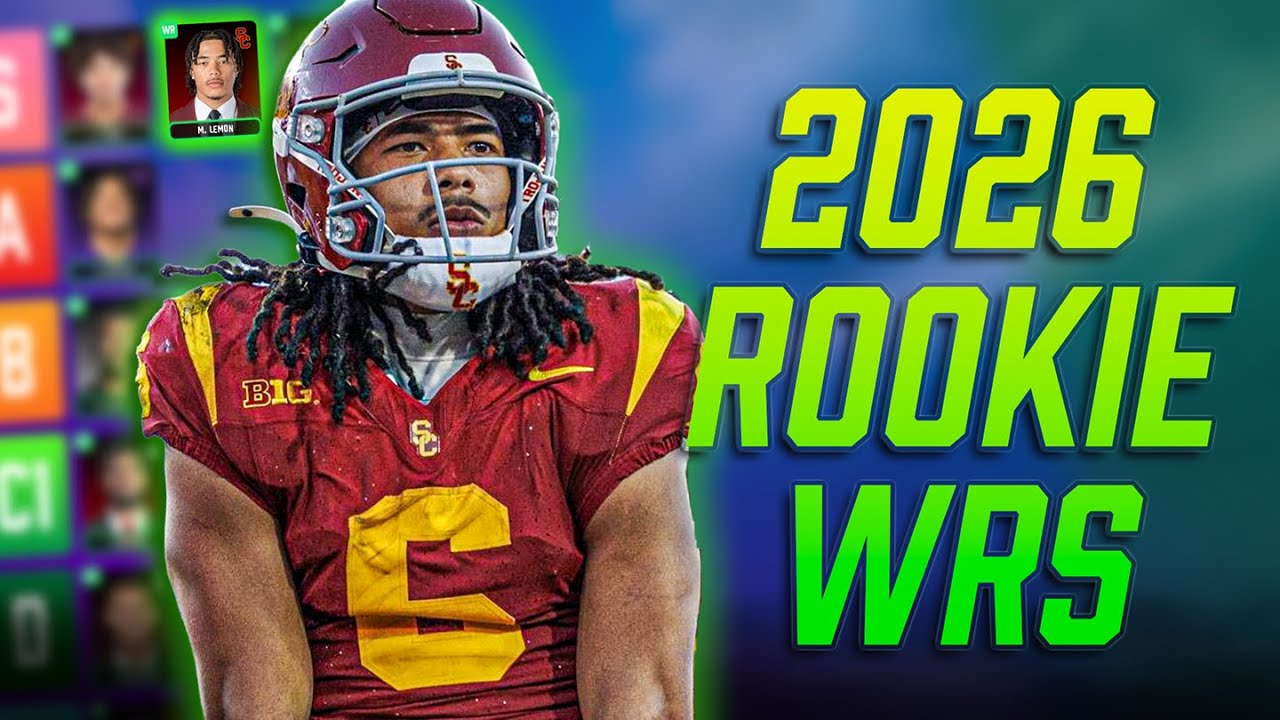 2026 Dynasty Rookie WR Rankings & Tiers (SPICY Class) - YouTube