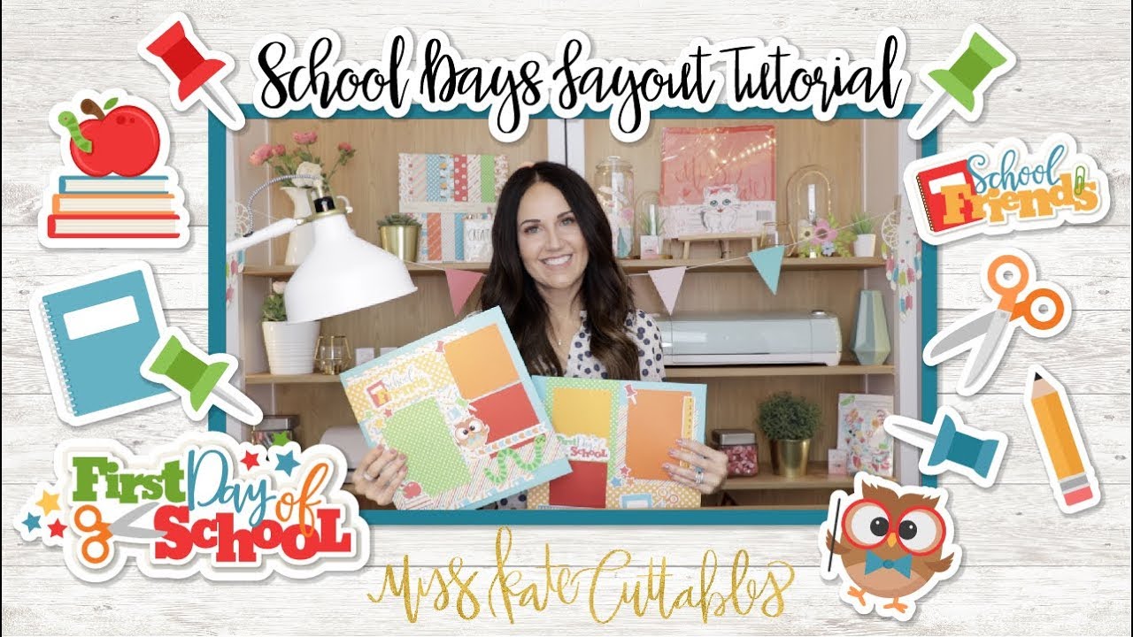 layout giveaway school days themed scrapbook layout diy tutorial school paper layout