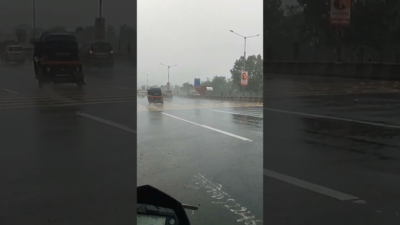 Mumbai Barish ride enjoy 🥰