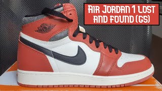 AIR JORDAN 1 LOST AND FOUND GS | UNBOXING Y REVIEW - YouTube