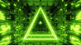 GREEN PYRAMID FRAME neon tunnel/study, relax, trip/wallpaper download#viral #study #trending #shorts screenshot 1