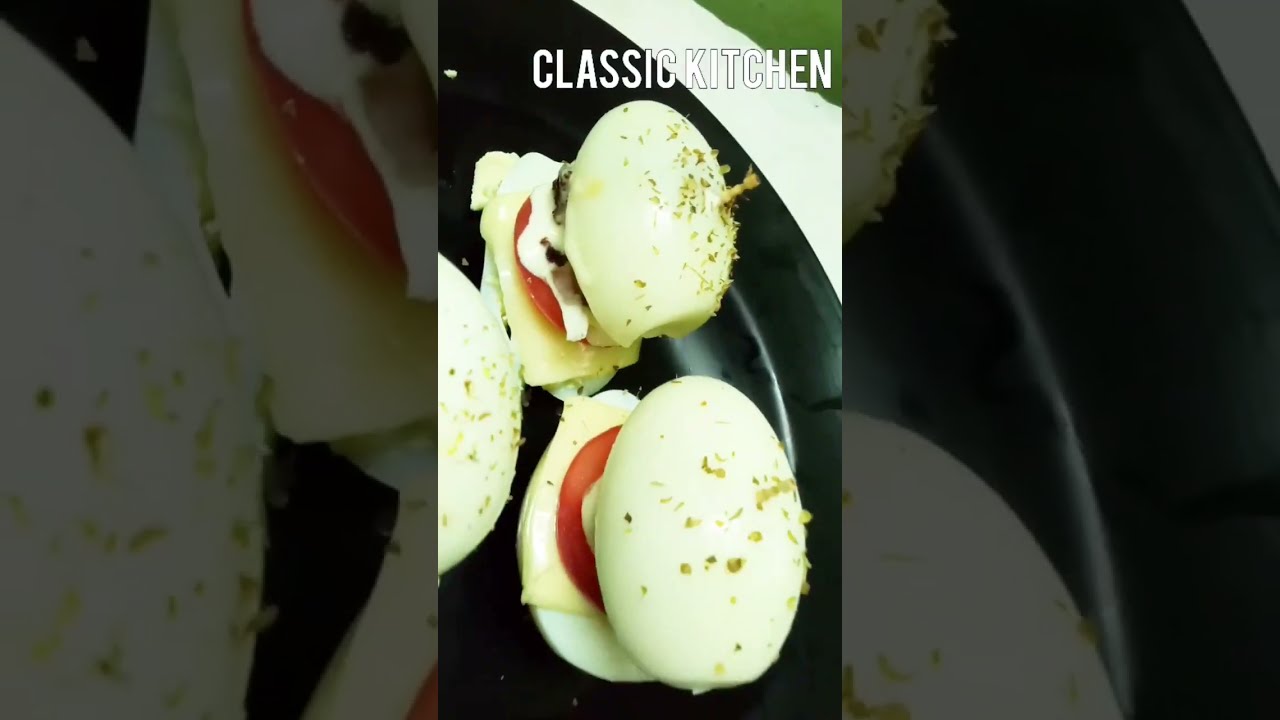 Egg Burger | Classic Kitchen | Boiled Egg Burger | Fun recipe | 