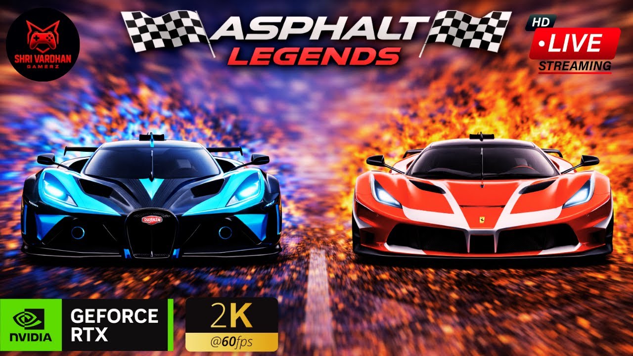 🔴 Asphalt Legends Live Stream| 2K HDR | Shri Vardhan Gamerz | Game Time