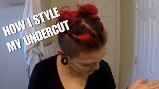 4 EASY WAYS TO STYLE AN UNDERCUT | ArianaJS_ screenshot 5