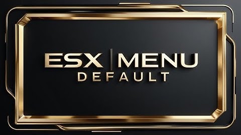 Esx Menu Default by Xrisma Scripts Desing