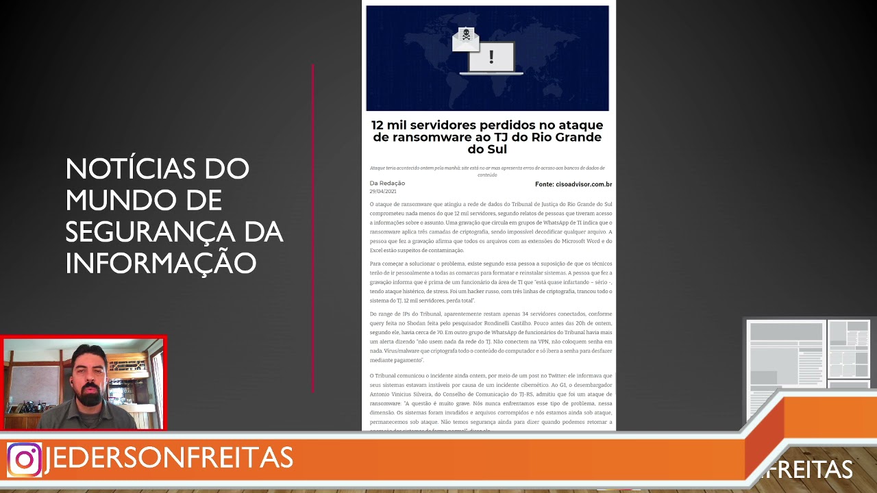 [News #001] - Notícias do mundo de segurança da informação