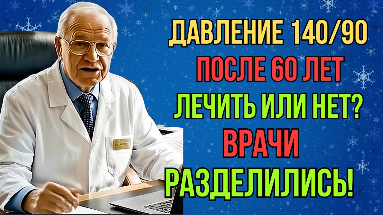Давление 140/90 после 60: лечить или нет? Врачи разделились