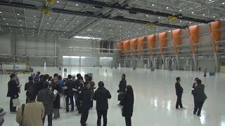 ＭＲＪ、今秋から量産化 新設の組立工場公開