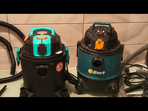 Two construction vacuum cleaners: Sturm VC1420 and Bort 1220Pro. A short review