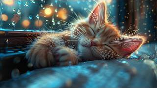 Rainy Train Night with Luna 🚆🌧🐱 | Calm Rain Sounds for Deep Sleep screenshot 5