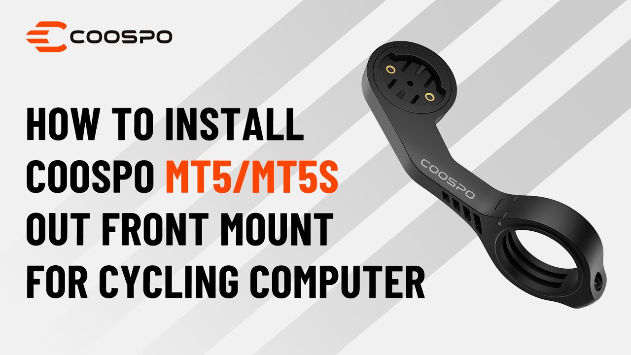 How to Install Coospo MT5/MT5S Out Front Mount for Cycling