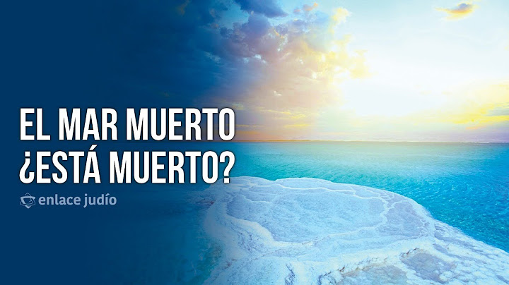 El Mar Muerto... ¿está muerto?