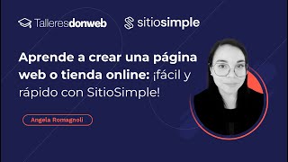 Crea una página web o tienda online: ¡fácil y rápido con SitioSimple!