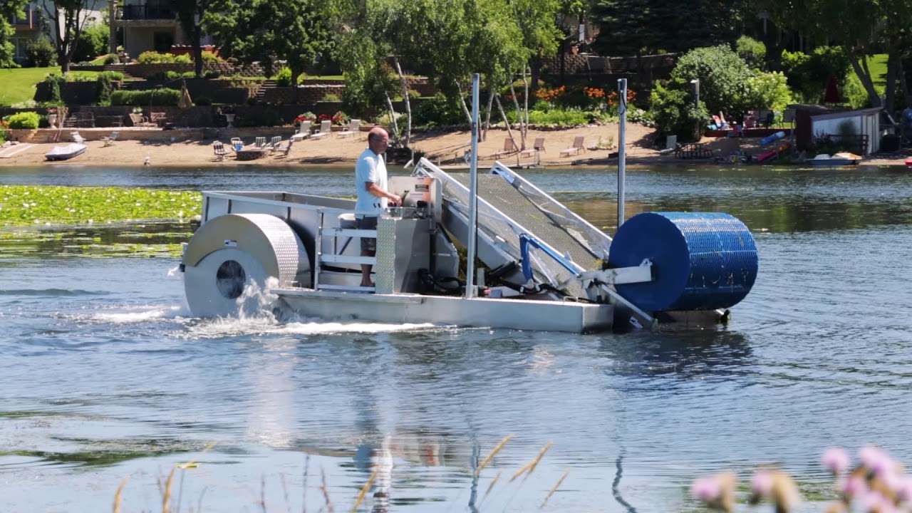 Eco Harvester Aquatic Weed Harvesting Machine Quick Overview Video